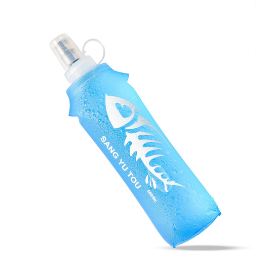 500ML Foldable Silicone Soft Flask Water Bottle