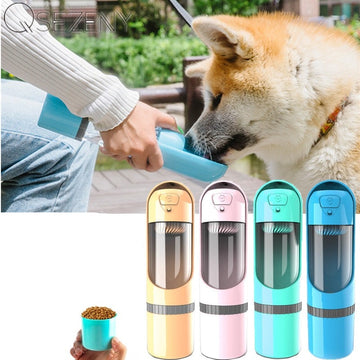 2 in 1 Portable Pet Water Bottle